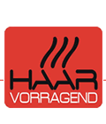 HAARVORRAGEND Das Logo